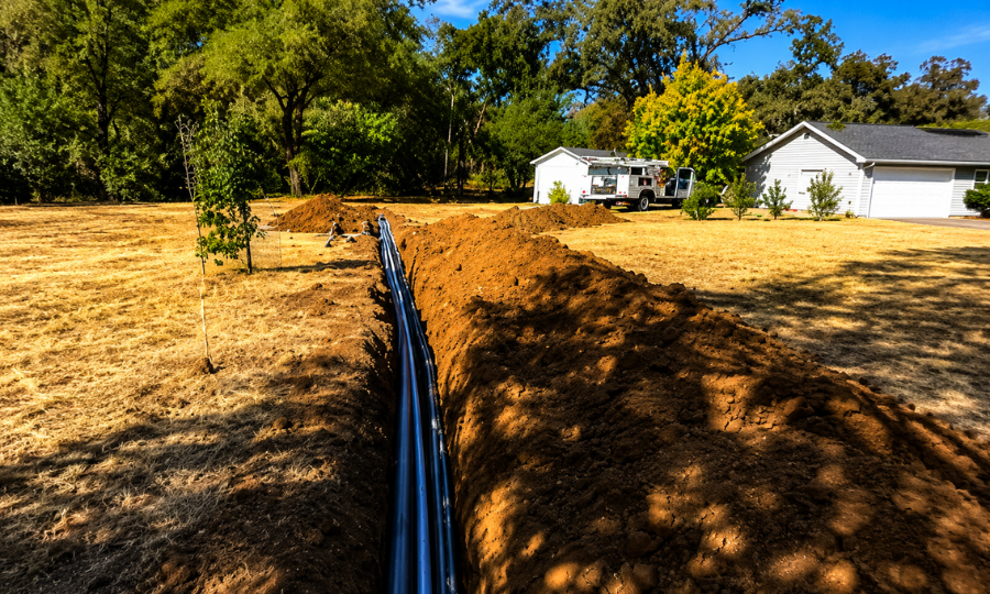 Safe Methods to Install Conduit Under Driveway for Communication, Electrical, or Water Lines