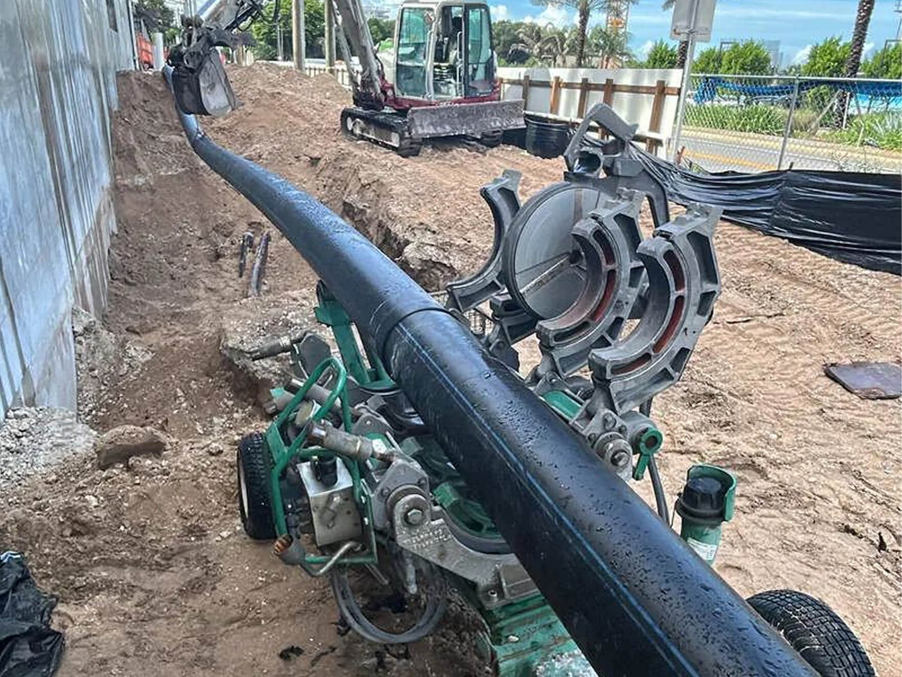 FPL Conduit Under Parking Lot