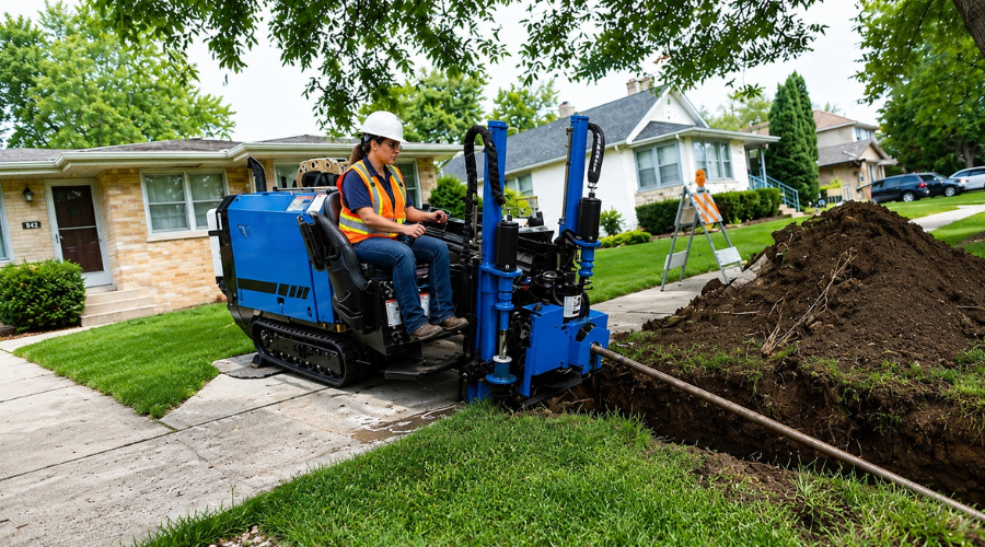 How to Bore Under a Sidewalk Without Tearing Up Concrete