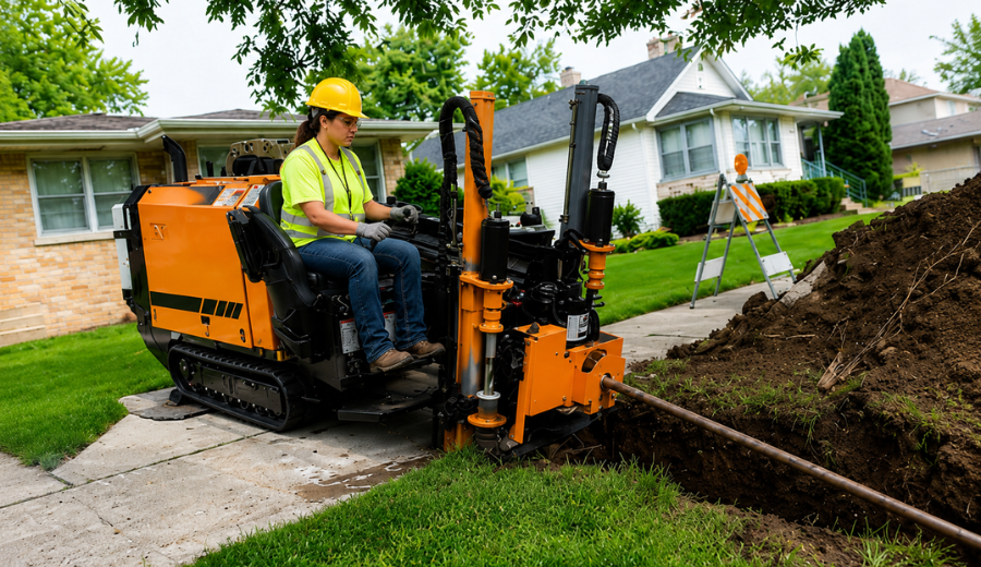 How to Install a Pipe Under a Driveway or Sidewalk: 3 Methods Compared