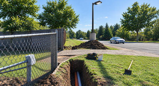 LED Parking Lot Lighting Retrofit: Handling the Underground Wiring Upgrade