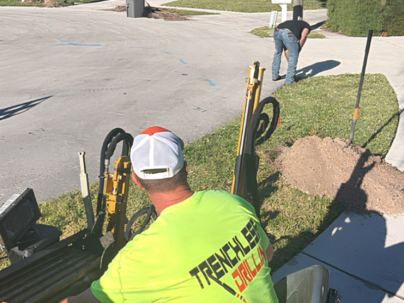 How to Bore Pipe Under Driveway Without Digging Up Concrete