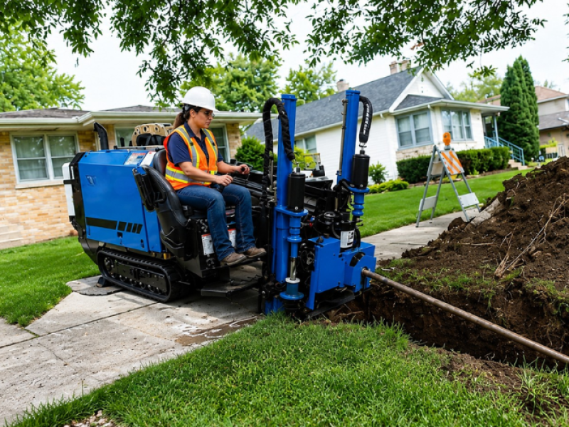 How to Bore Under a Sidewalk Without Tearing Up Concrete
