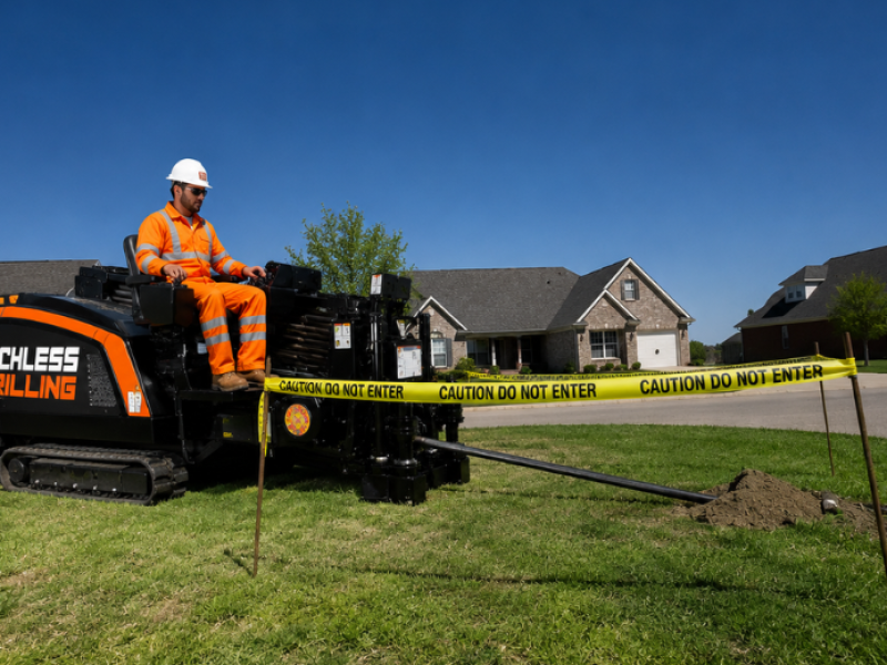 How to Run a Water Line Under a Driveway Without Digging It Up