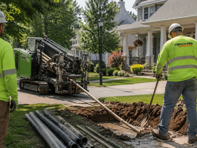 Trenchless Utility Installation: How It Works and Why Homeowners Prefer It
