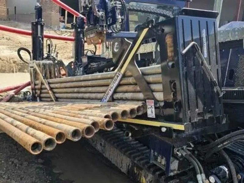 What is the purpose of drilling rods during directional drilling